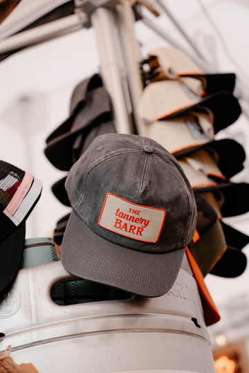 Tannery grey soft baseball cap